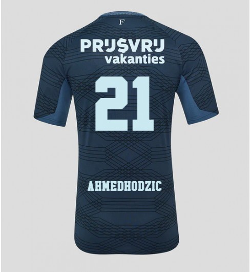 Moške Nogometnih dresov Feyenoord Anel Ahmedhodzic #21 Gostujoči 2025-26 Kratki rokavi Moške Nogometnih dresov Feyenoord Anel Ahmedhodzic #21 Gostujoči 2025-26 Kratki rokavi